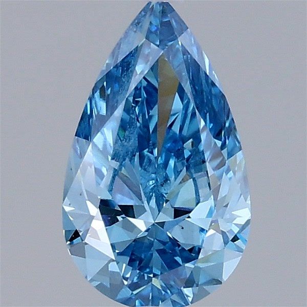 0.96 CT Fancy Vivid Blue PEAR