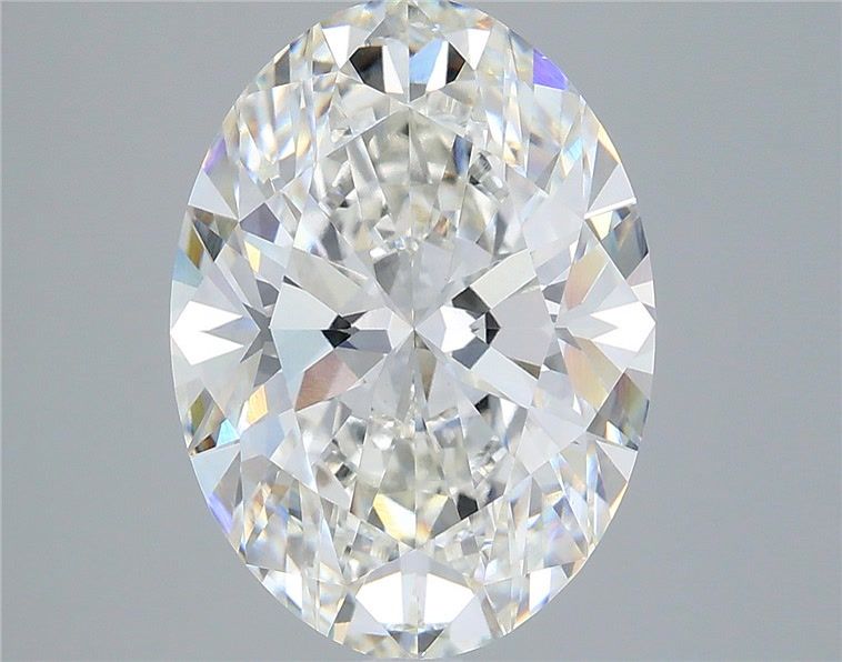 6.12 ct. oval Lab Grown Diamond front image