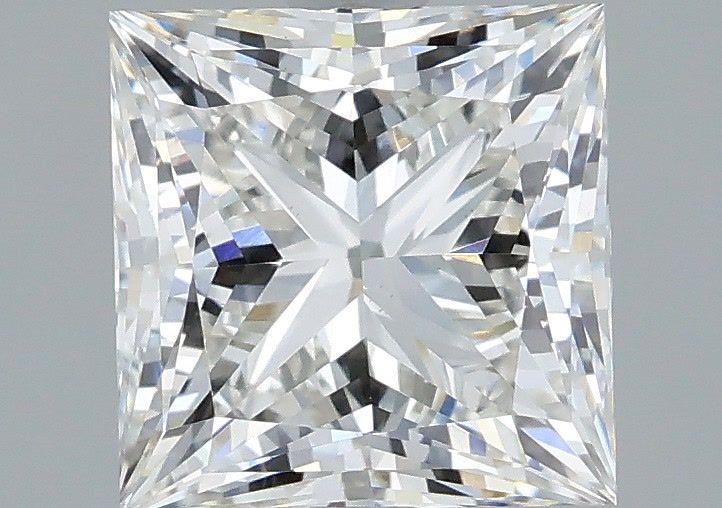 2.11 ct. princess Lab Grown Diamond front image
