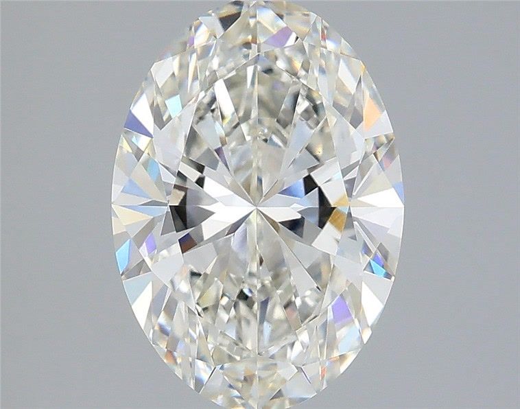 2.81 ct. oval Lab Grown Diamond front image