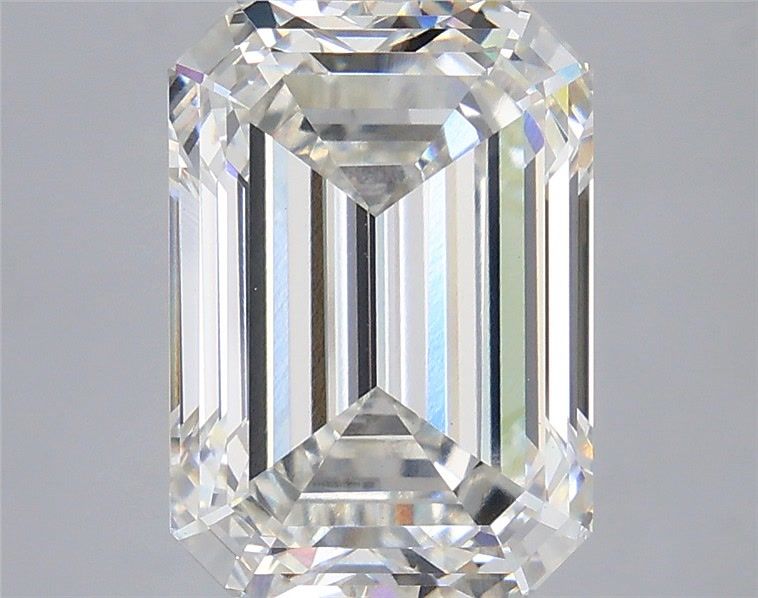 6.14 ct. emerald Lab Grown Diamond front image