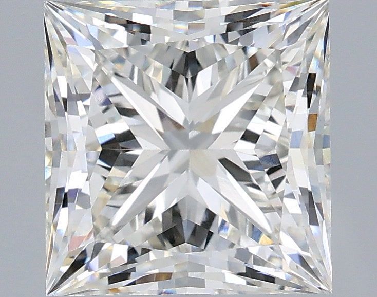 3.71 ct. princess Lab Grown Diamond front image