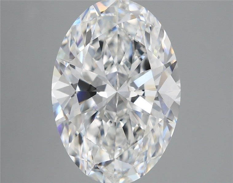 5.55 ct. oval Lab Grown Diamond front image