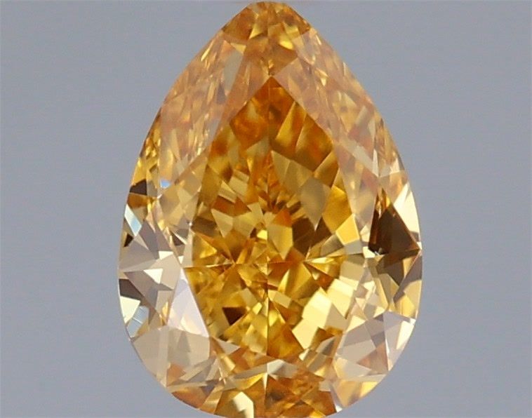 Diament 0.31 ct Fancy Intense Yellowish Orange/VS1