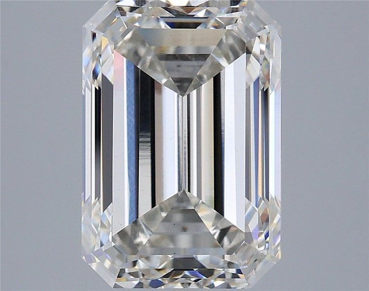 6.04 ct. emerald Lab Grown Diamond front image