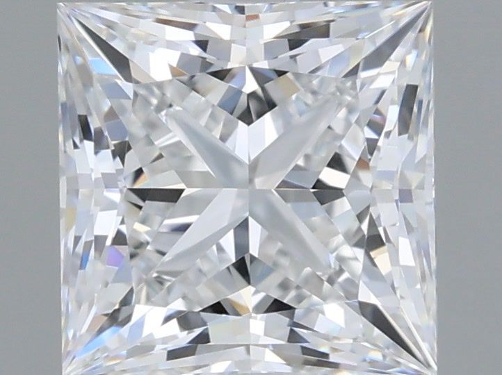 1.23 ct lab-grown Princess Diamond