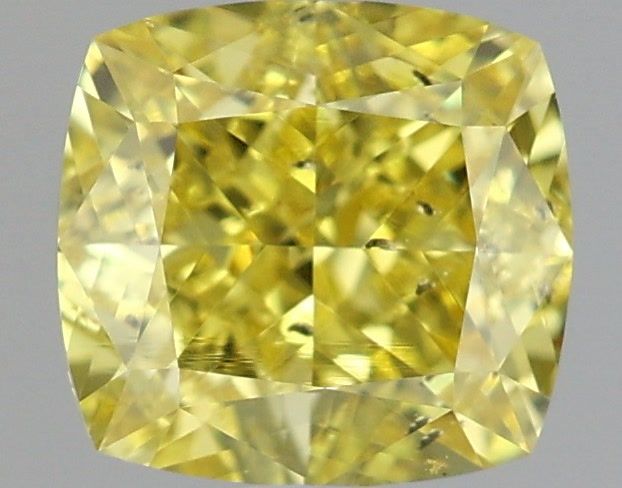 Diament 0.9 ct Fancy Vivid Yellow/SI2