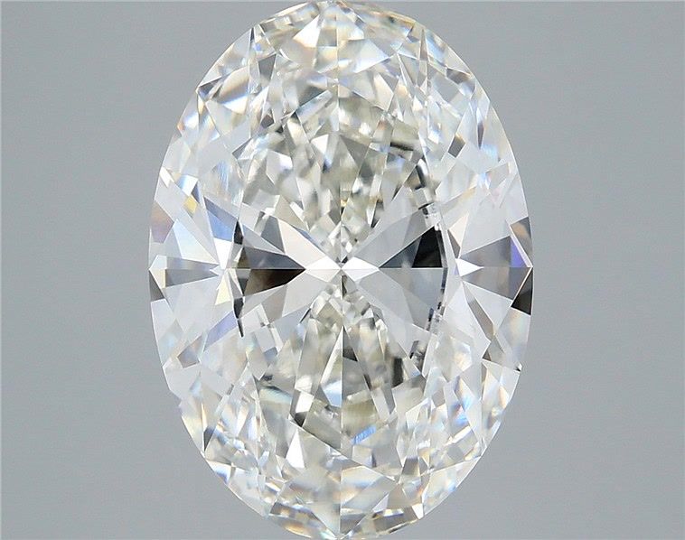 6.02 ct. oval Lab Grown Diamond front image