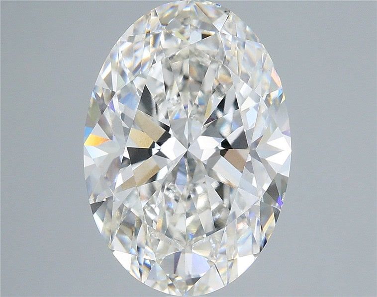 5.18 ct. oval Lab Grown Diamond front image