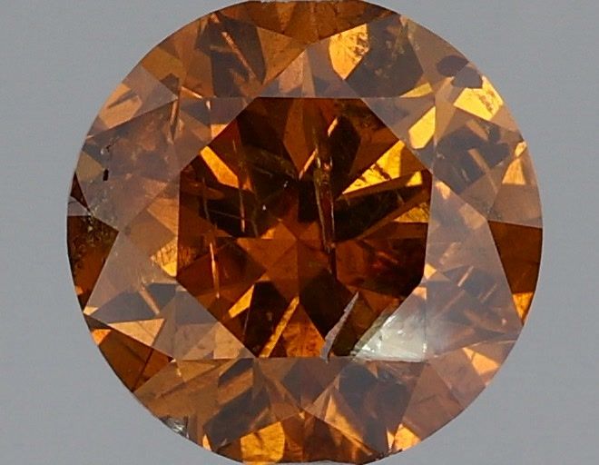 Diament 2.0 ct Fancy Deep Brown Orange/I3