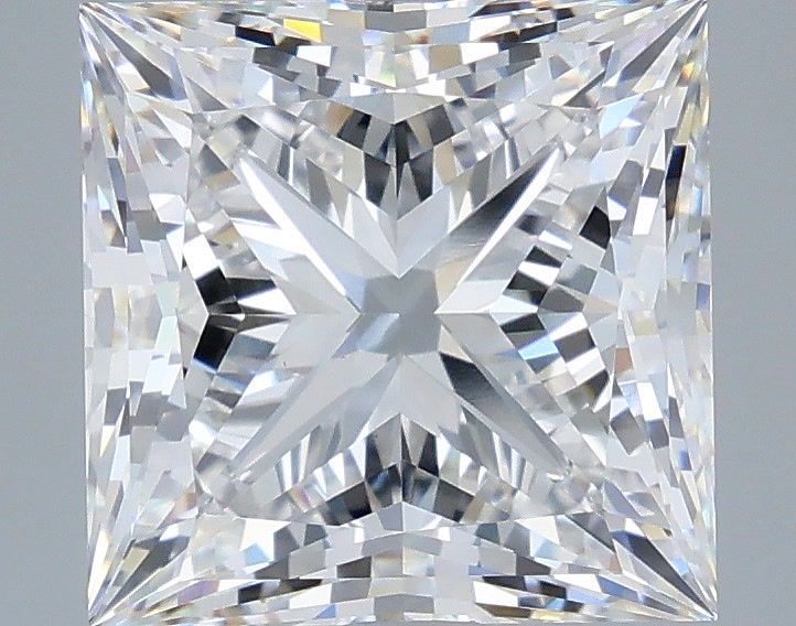 4.88 ct. princess Lab Grown Diamond front image