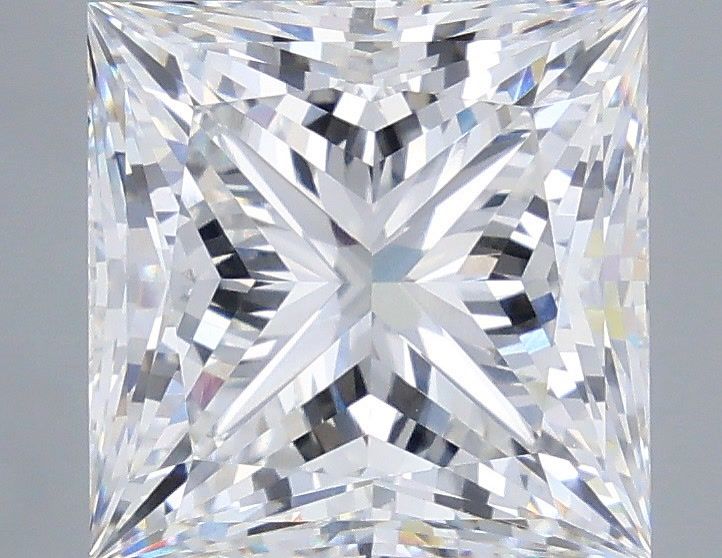 5.56 ct. princess Lab Grown Diamond front image
