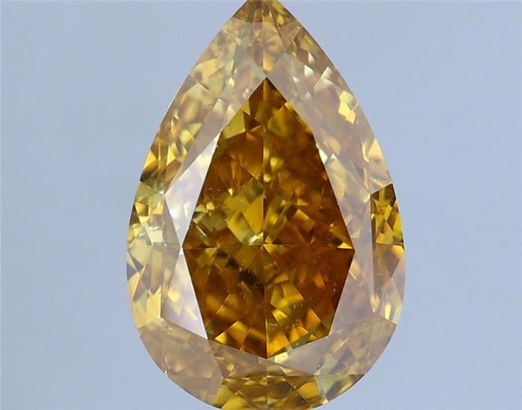 Diament 1.51 ct Fancy Deep Orange Yellow/SI1