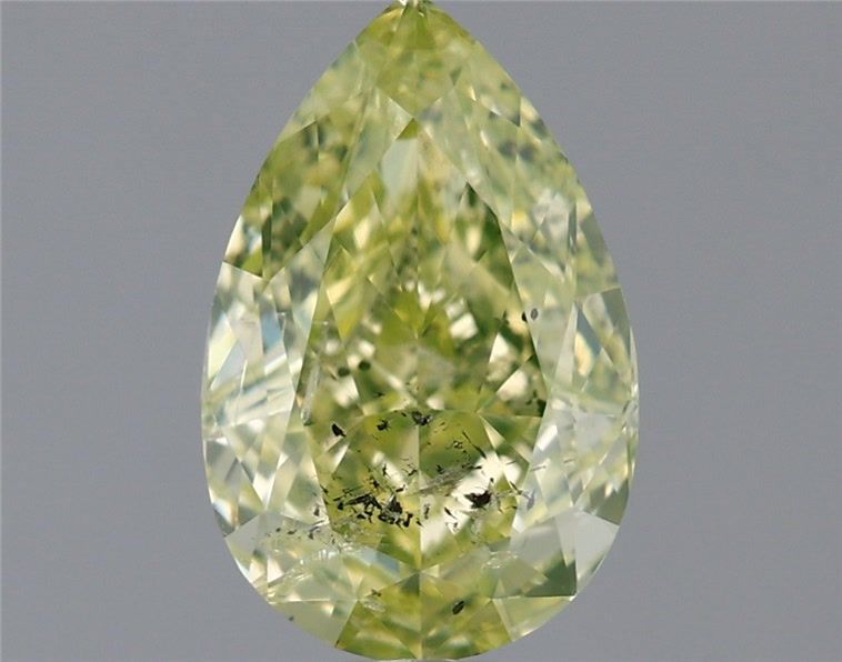 Diament 1.0 ct Fancy Intense Greenish Yellow/I1