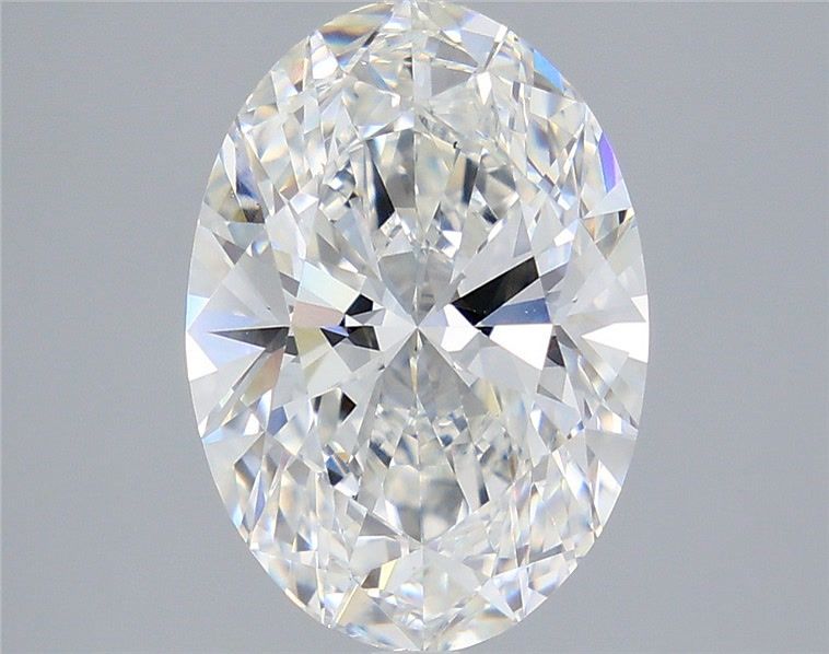 3.99 ct. oval Lab Grown Diamond front image