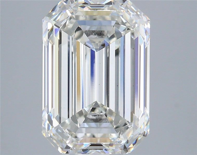 6.24 ct. emerald Lab Grown Diamond front image