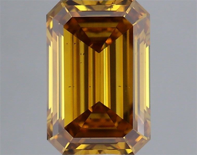Diament 1.02 ct Fancy Deep Brownish Yellow/SI1