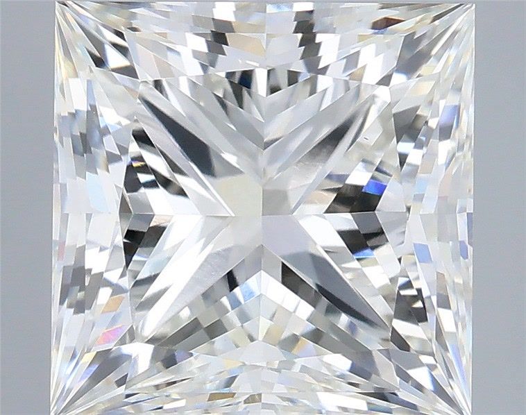 3.99 ct. princess Lab Grown Diamond front image