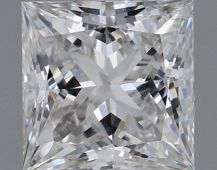 0.74 ct. princess Lab Grown Diamond front image