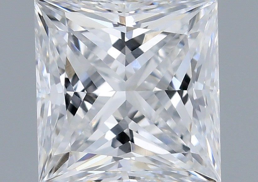 0.66 ct lab-grown Princess Diamond
