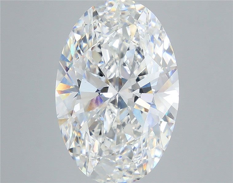 8.05 ct. oval Lab Grown Diamond front image