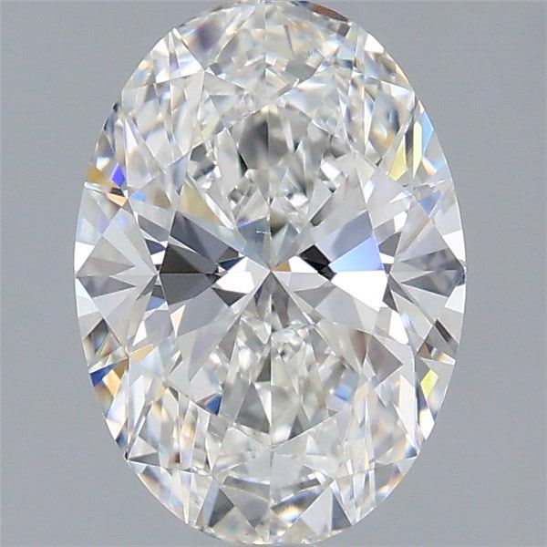1.70 ct. oval Lab Grown Diamond front image