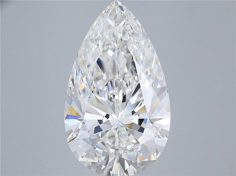7.10 ct. pear Lab Grown Diamond front image