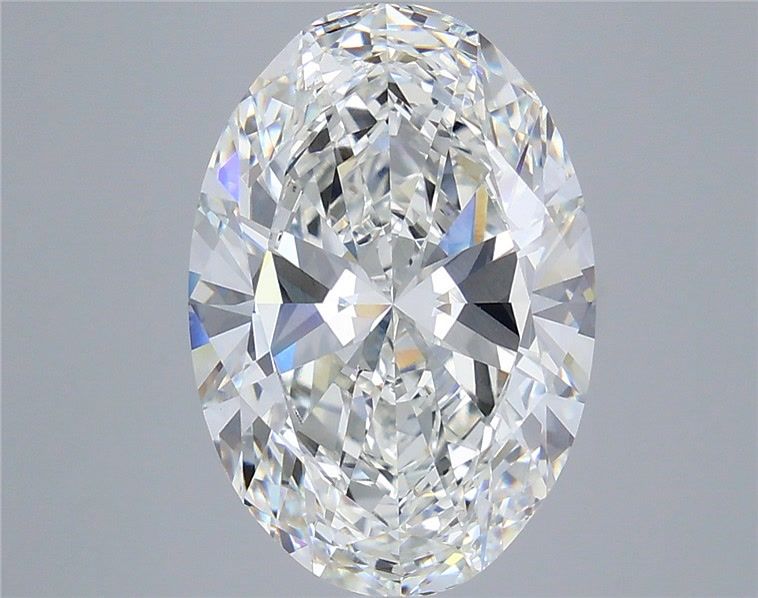 6.06 ct. oval Lab Grown Diamond front image