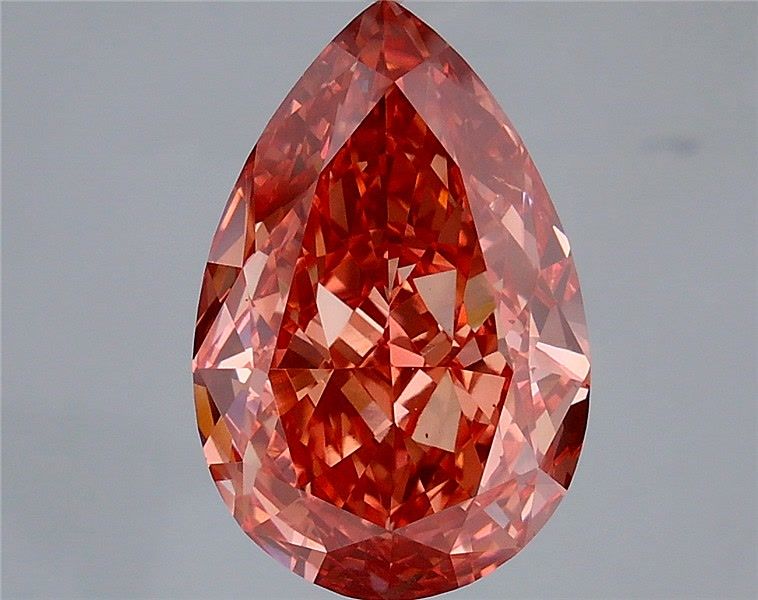 6.03 ct. pear Lab Grown Diamond front image