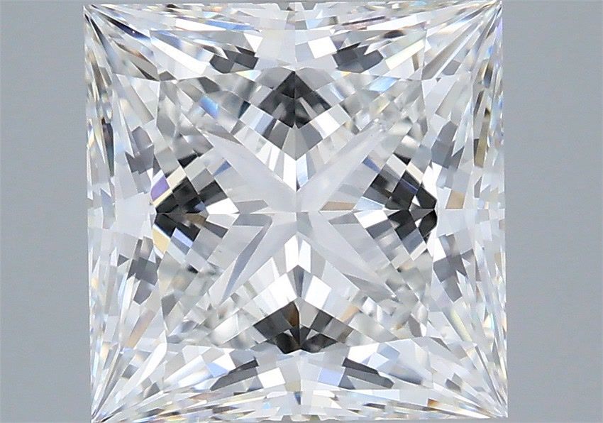 4.08 ct. princess Lab Grown Diamond front image