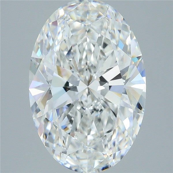 5.09 ct. oval Lab Grown Diamond front image