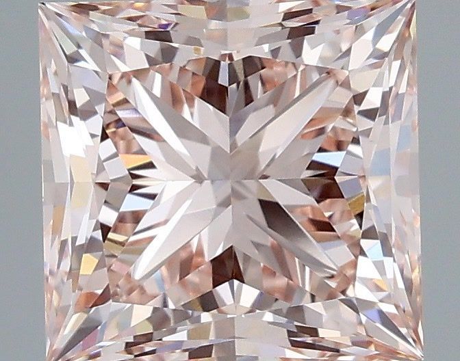 3.79 ct. princess Lab Grown Diamond front image