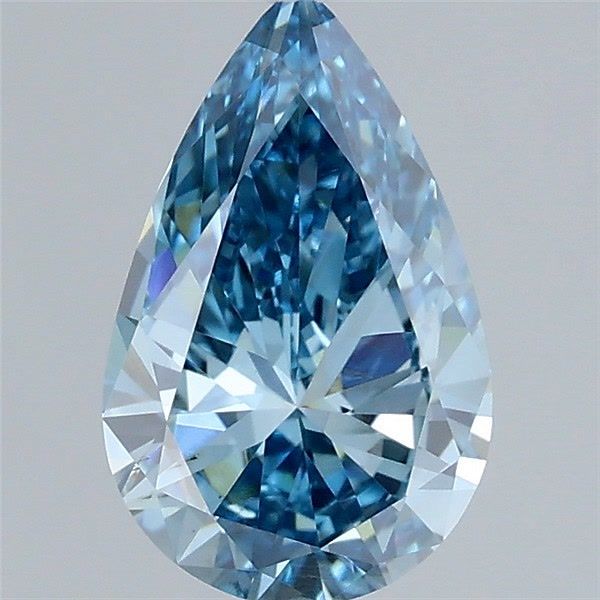 1.0 CT Fancy Vivid Blue PEAR