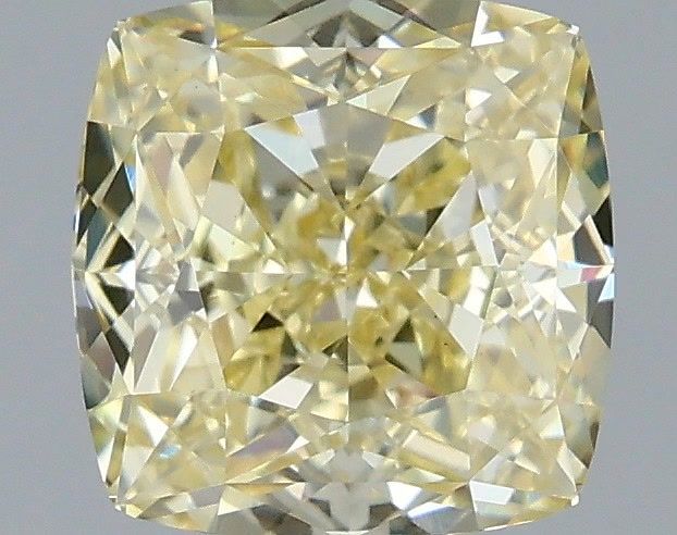 1.09 CT Fancy Light Yellow CUSHION MODIFIED