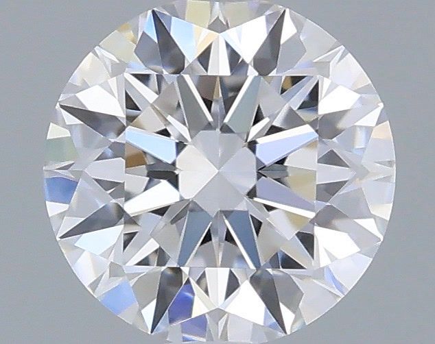 0.52 Carat D VVS2 Round Lab Diamond