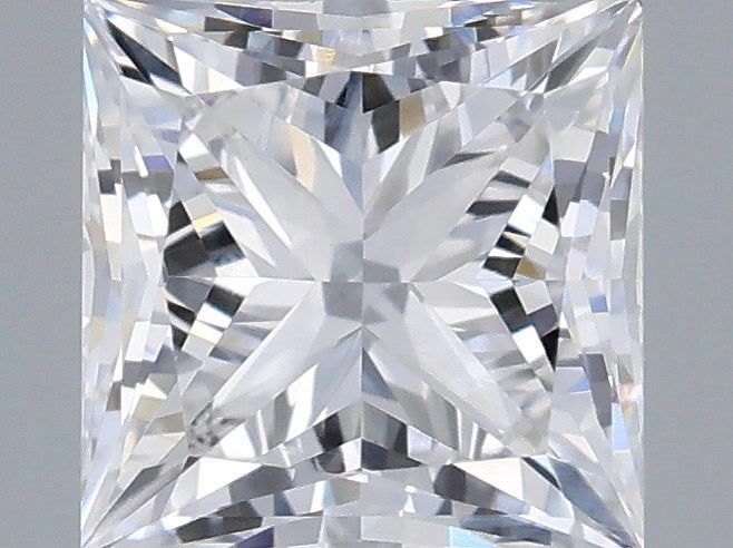 0.52 ct lab-grown Princess Diamond