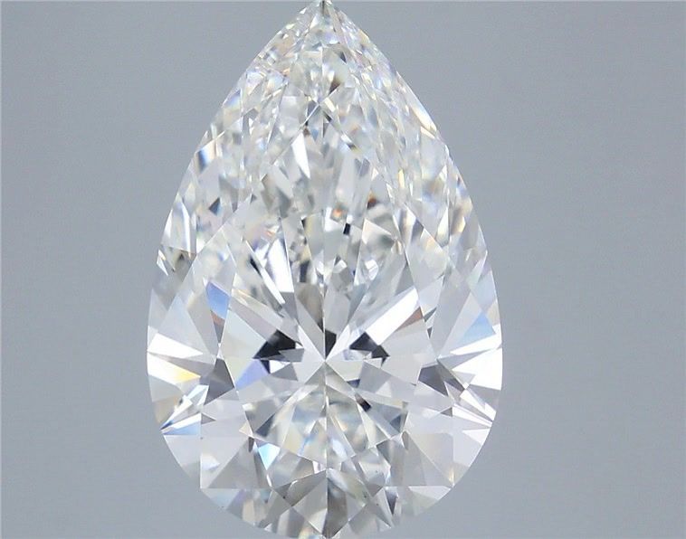 7.05 ct. pear Lab Grown Diamond front image