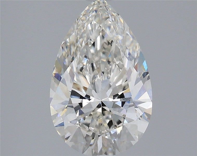 Diamant Poire 2.60 ct - Couleur G - Pureté VVS2