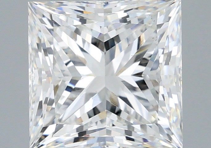 2.59 ct. princess Lab Grown Diamond front image