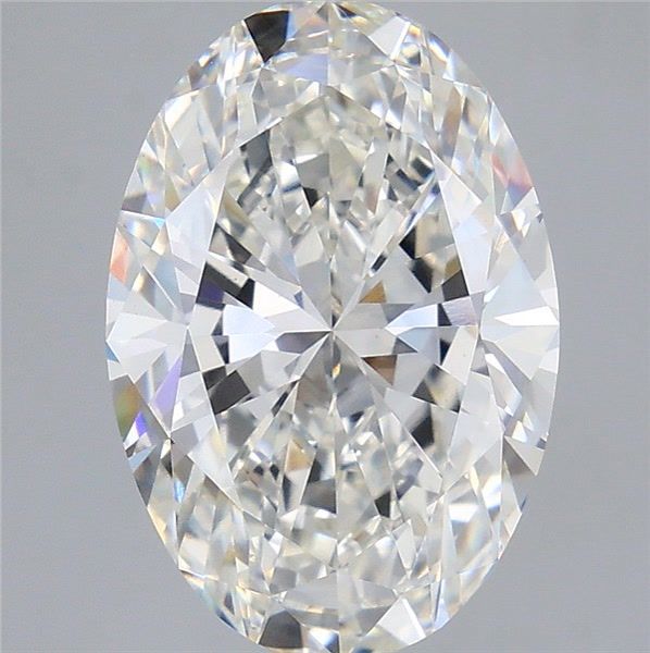 5.02 ct. oval Lab Grown Diamond front image