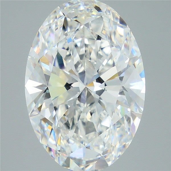 6.51 ct. oval Lab Grown Diamond front image