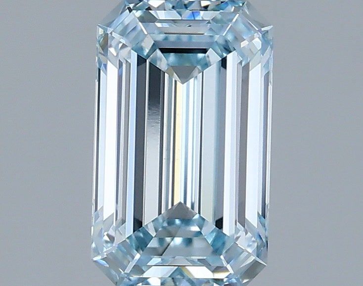 1.66 CT Fancy Intense Blue EMERALD