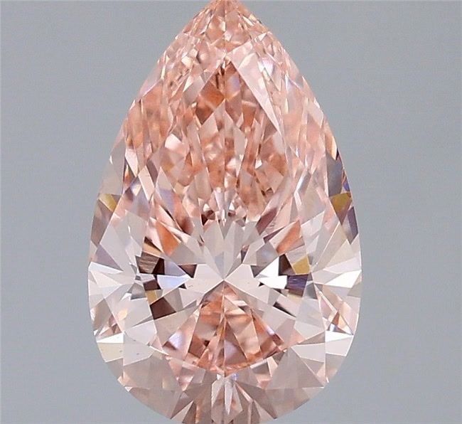 1.61 CT Fancy Vivid Pink PEAR