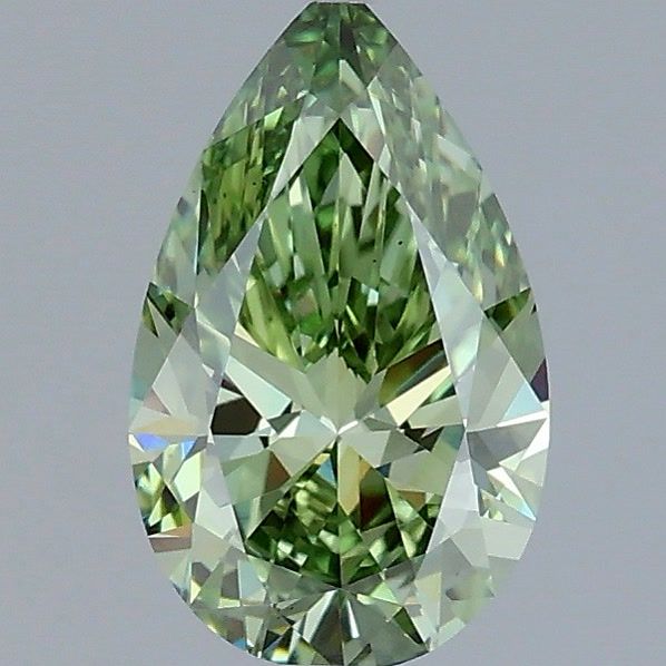 1.02 CT Fancy Vivid Green PEAR