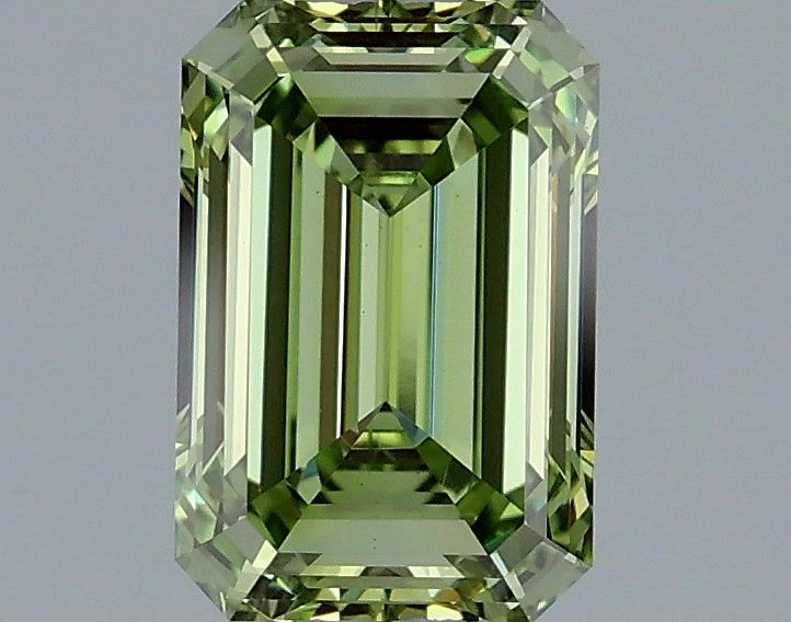 1.44 CT Fancy Vivid Green EMERALD