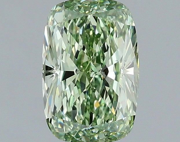 1.19 CT Fancy Vivid Green CUSHION MODIFIED