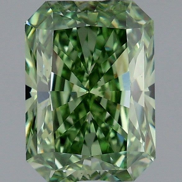 1.38 CT Fancy Vivid Green RADIANT