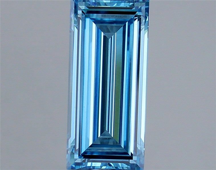 1.09 CT Fancy Vivid Blue BAGUETTE