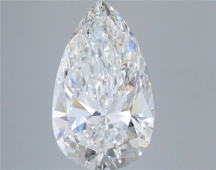 7.01 ct. pear Lab Grown Diamond front image