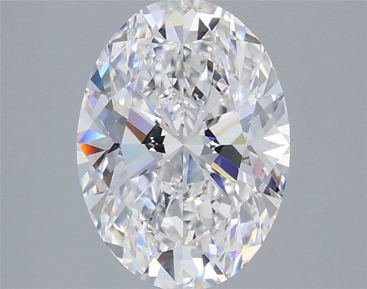 3.58 ct. oval Lab Grown Diamond front image